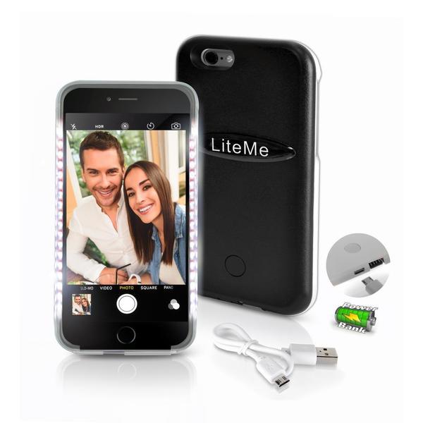 Serenelife Led Selfie Phone Case For Iphone 6 Plus, SLIP201BK SLIP201BK